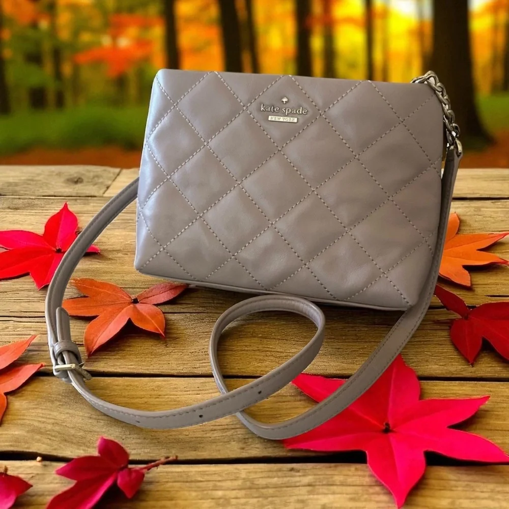 Gorgeous Kate Spade New York Emerson Place Harbor Leather Quilted Crossbody Bag